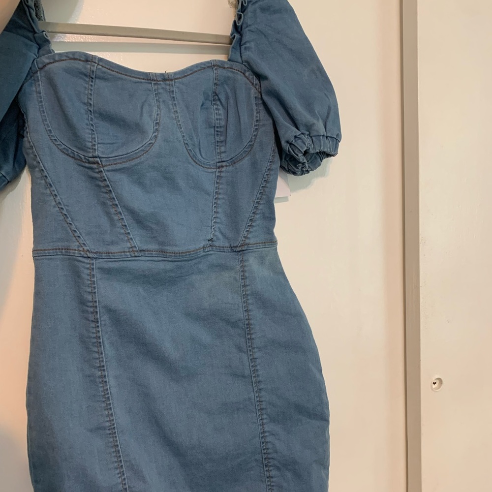 Denim dress